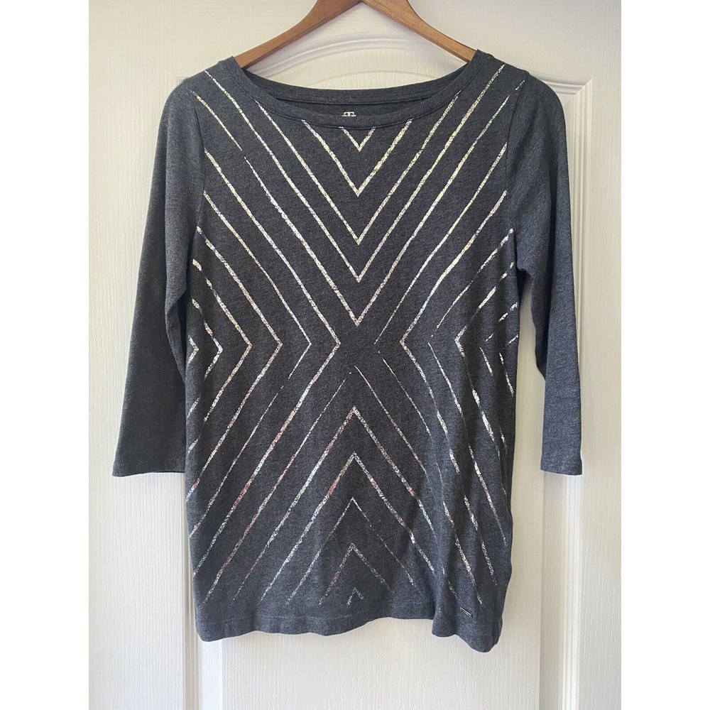 Tommy Hilfiger Striped Top Size XS Classic Fit
